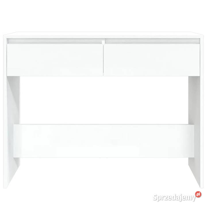 Stolik konsolowy biały 100x35x765 materiał Meble mazowieckie