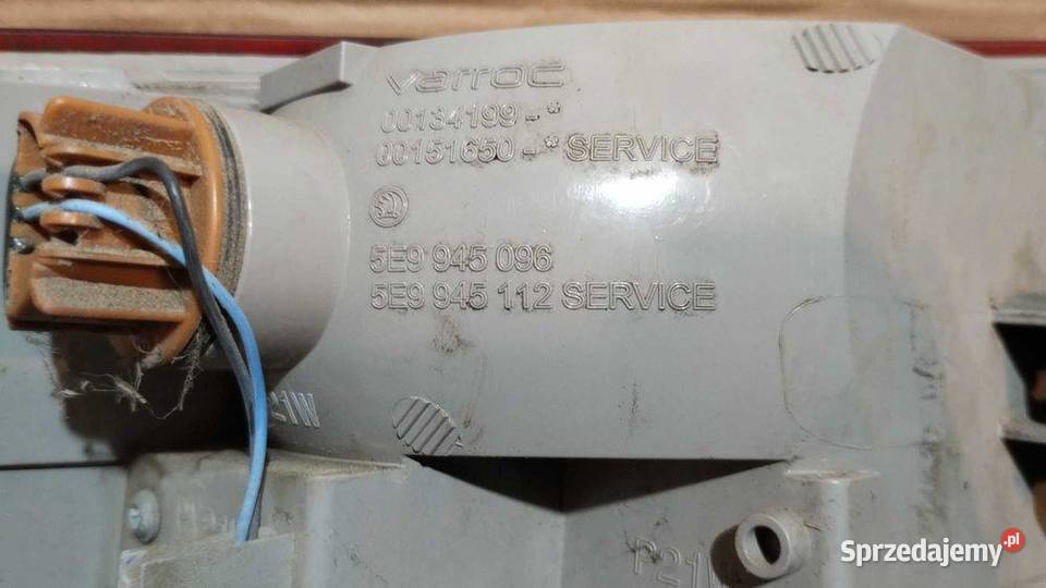 Lampa Tyl Prawa Skoda Octavia III 3 5E Kombi Lampy tylne dolnośląskie