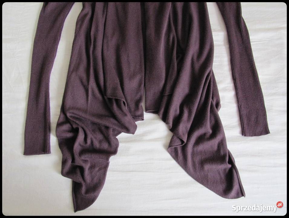 Śliwkowa narzutka sweter Vero Moda rozmiar 36 Płock