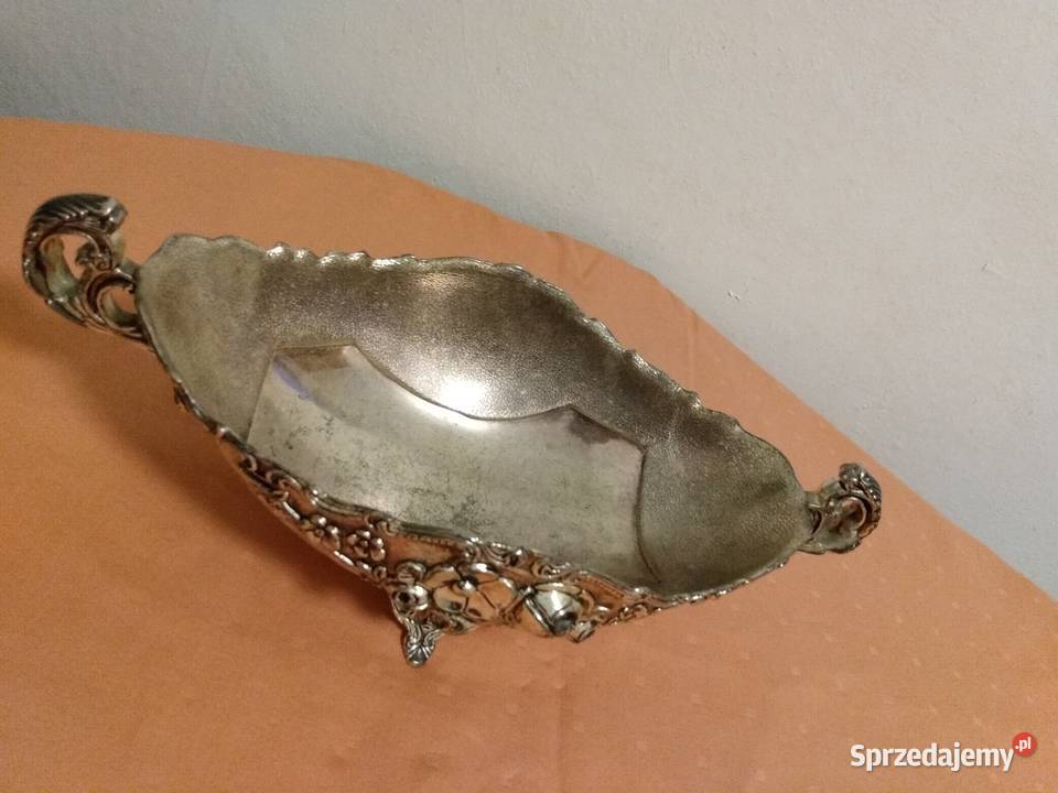 Żardiniera gondolowa posrebrzana zachodniopomorskie Szczecinek