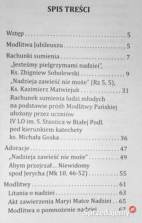 Modlitewnik pielgrzyma nadziei Katarzyna Chełm