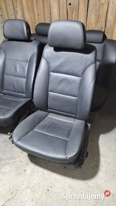 Sprzedam fotele bmw 520d 2009r czarna skóra nie Krzywdy