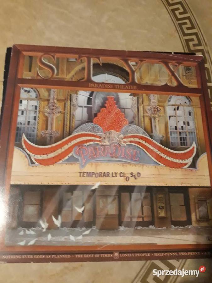 STYX Paradise Theatre 1980 Kolekcjonerskie rock podkarpackie Rzeszów