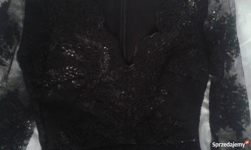 Sukienka koronkowa czarna zachodniopomorskie Myślibórz