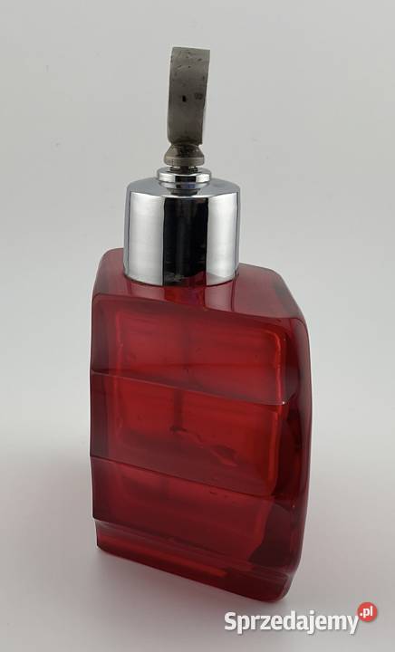 Antyczny zestaw toaletowy Art Deco Rubinowe
