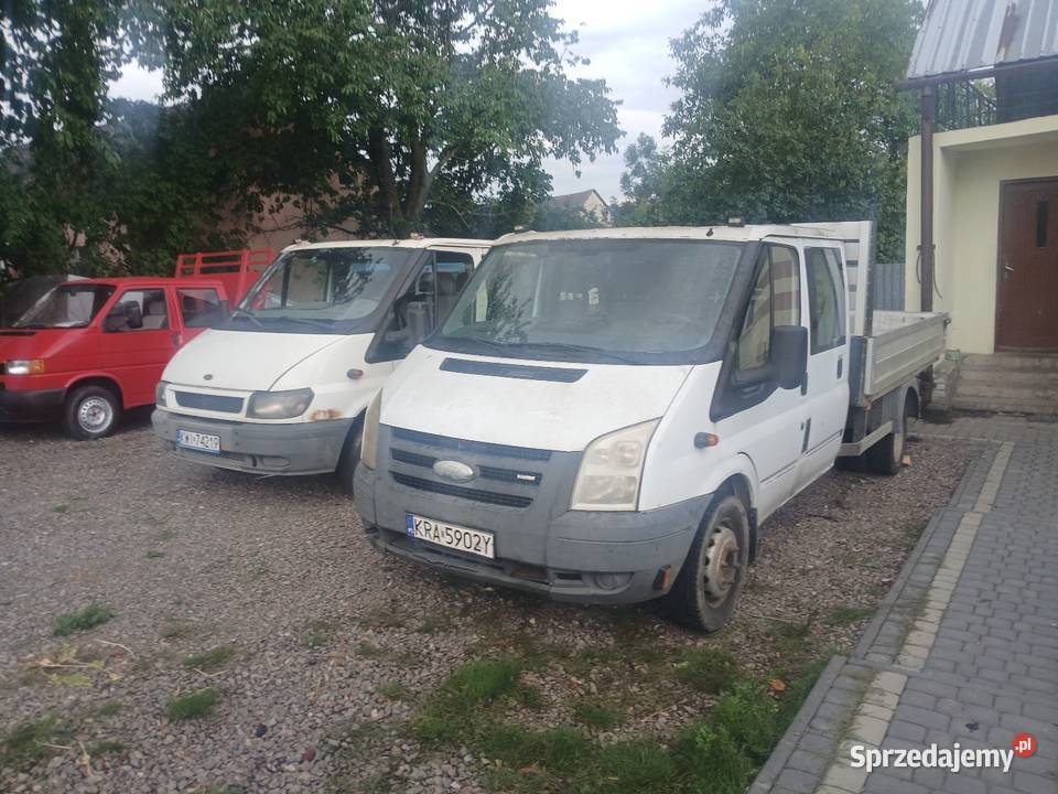 2x ford transit 24 doka dubel kabina Trzeszków