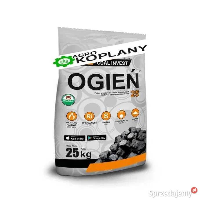 Węgiel groszek ogień ultra 29 MJ dawniej Juchnowiec Górny