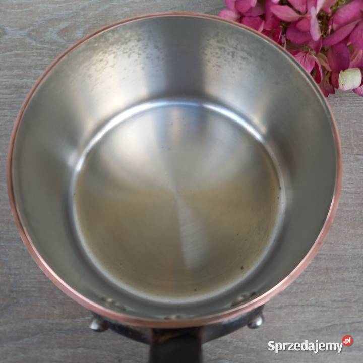 Profesjonalny miedziany rondel poj 18 l grube Warszawa