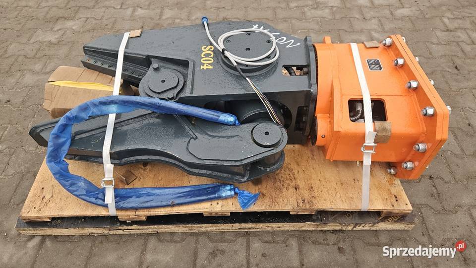 Nowe obrotowe nożyce wyburzeniowe do koparki 510 Sochaczew sprzedam