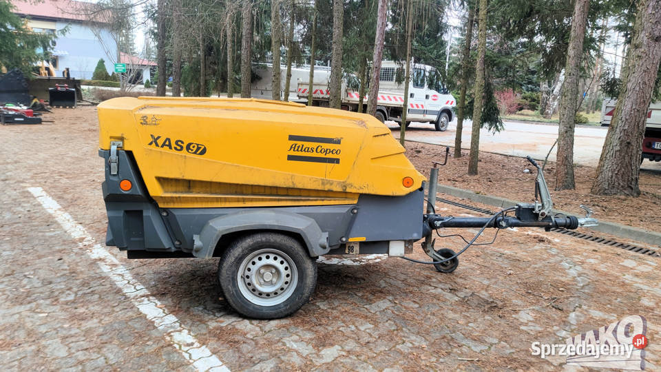 Kompresor śrubowy mobilny sprężarka Atlas Copco sprzedam