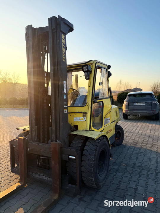 wózek widłowy HYSTER H500XM Triplex 57m 5000 gaz łódzkie sprzedam