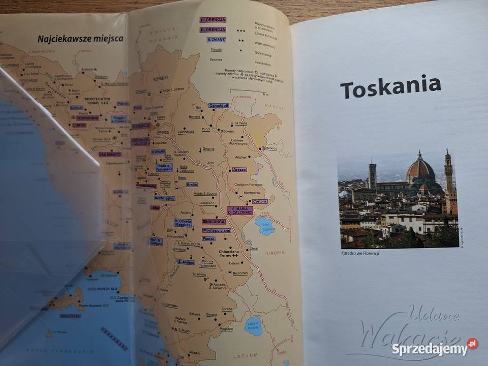 Toskania przewodnik Michelin miękka z obwolutą sprzedam