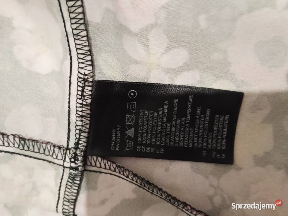 Bluzka bez rękawów w kwiaty HM rozmiar XS nowa Bluzki i koszule Nysa