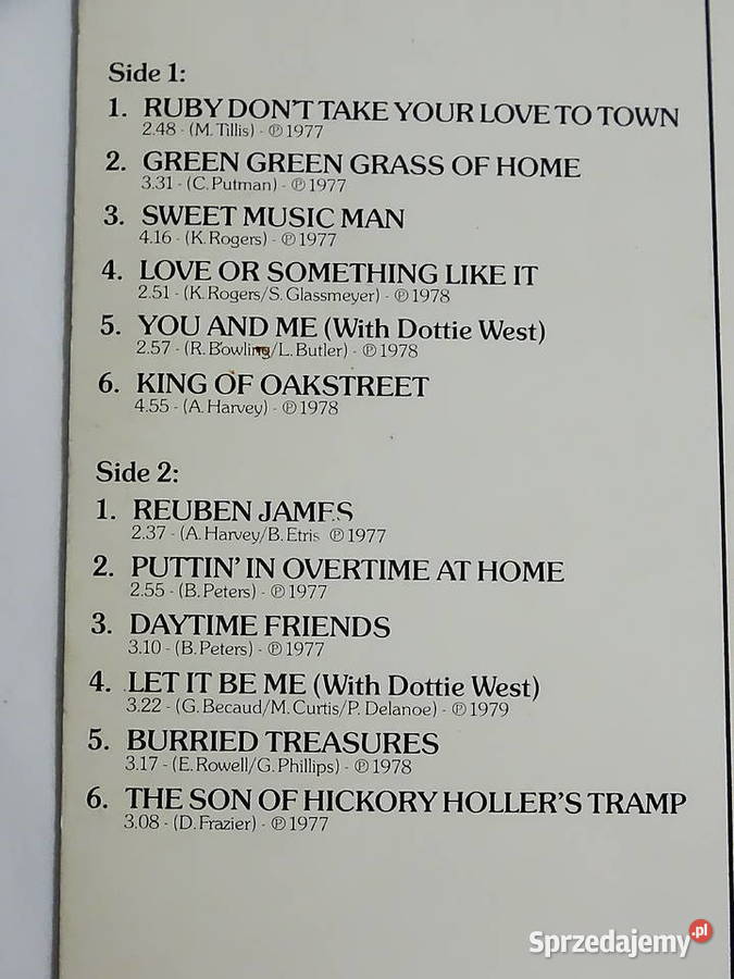 Kenny Rogers Collection LP 1980 lubelskie Biłgoraj