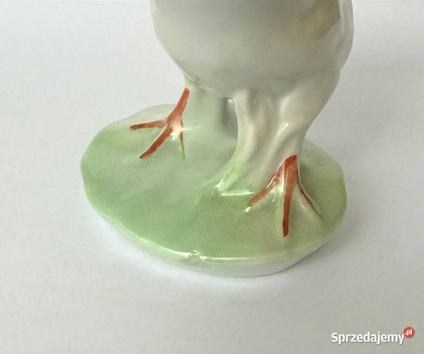 Porcelanowy kurczak pisklę figurka Curtea de Kraków