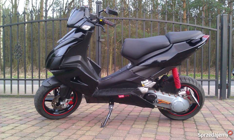 Aprilia SR50 Factory Gaźnik BLACK Doinwestowana Kolonia Osiek