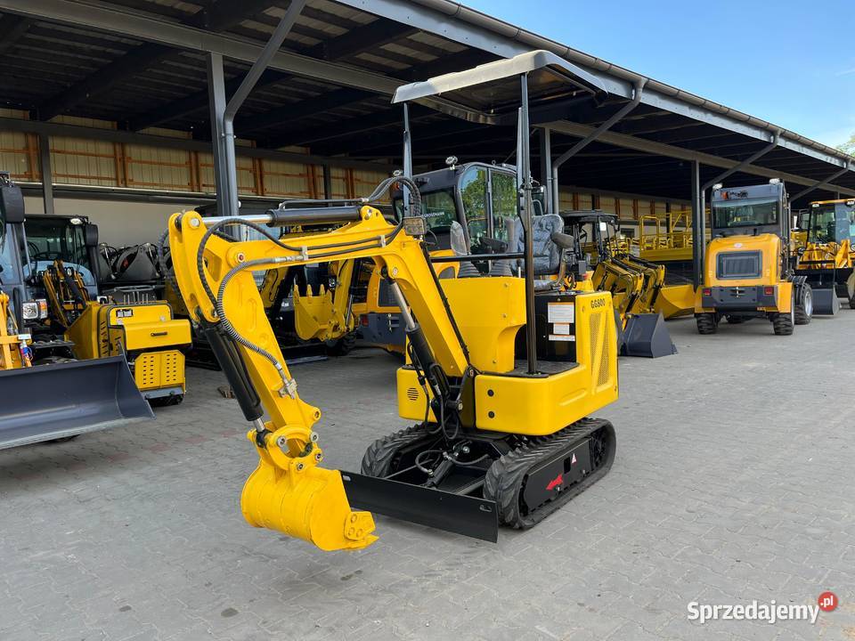 Nowa najtańsza minikoparka w Polsce GG800 nie