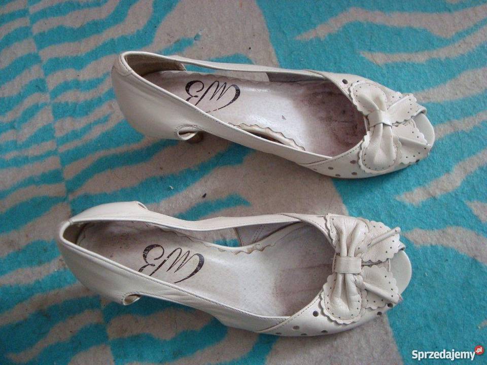Buty damskie WB z naturalnej skóry mazowieckie Ostrołęka