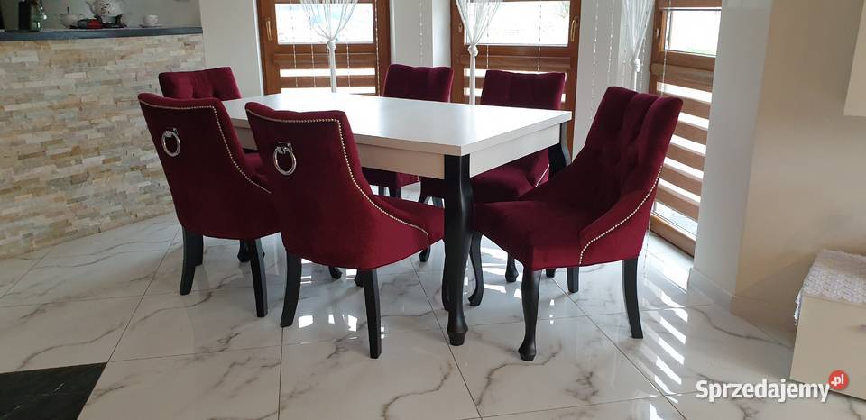 Krzesło z kołatką chesterfield hampton glamour Chojnice