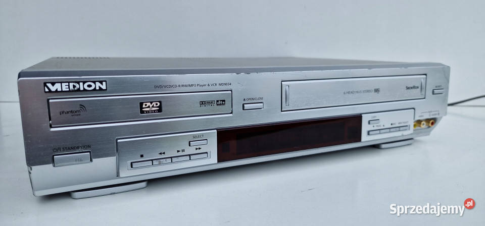 Medion Video i DVD 6 głowic MD 9034 MD9034 Magnetowidy Międzychód sprzedam