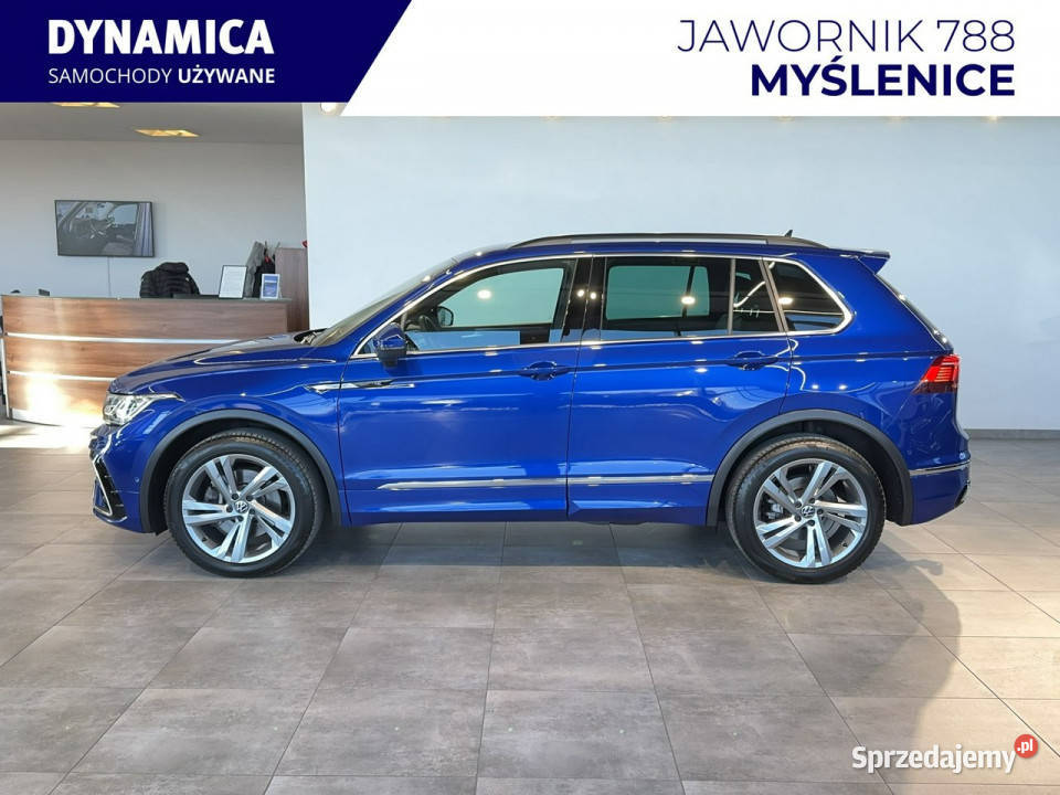 Volkswagen Tiguan VAT 23 RLine 20TSI 245 DSG kamera cofania małopolskie Myślenice
