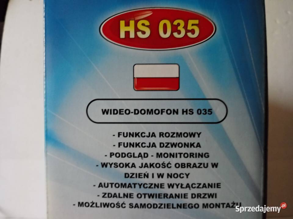 Wideodomofon typ HS035 Olkusz