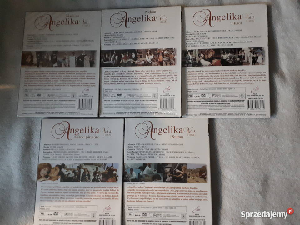 Angelika Michele Mercier kolekcja 5 DVD Filmy Pruszków sprzedam