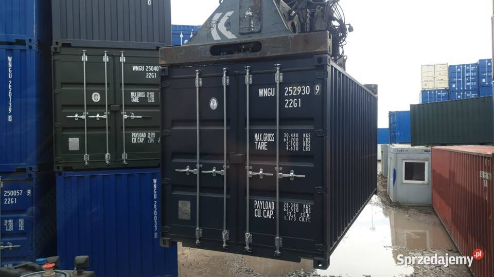 Sprzedam kontenery morskie magazynowe 20DVDC OW pomorskie Gdańsk sprzedam