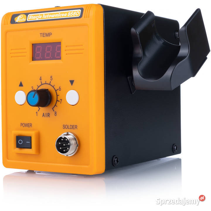 Stacja Lutownicza HotAir 858D 700W 3 Dysze Ludźmierz