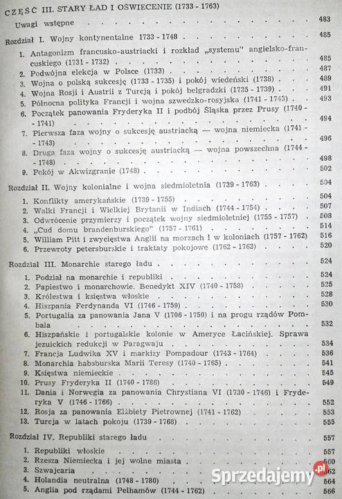 Historia powszechna Wiek XVIII Emanuel Rok wydania 1977 Chełm