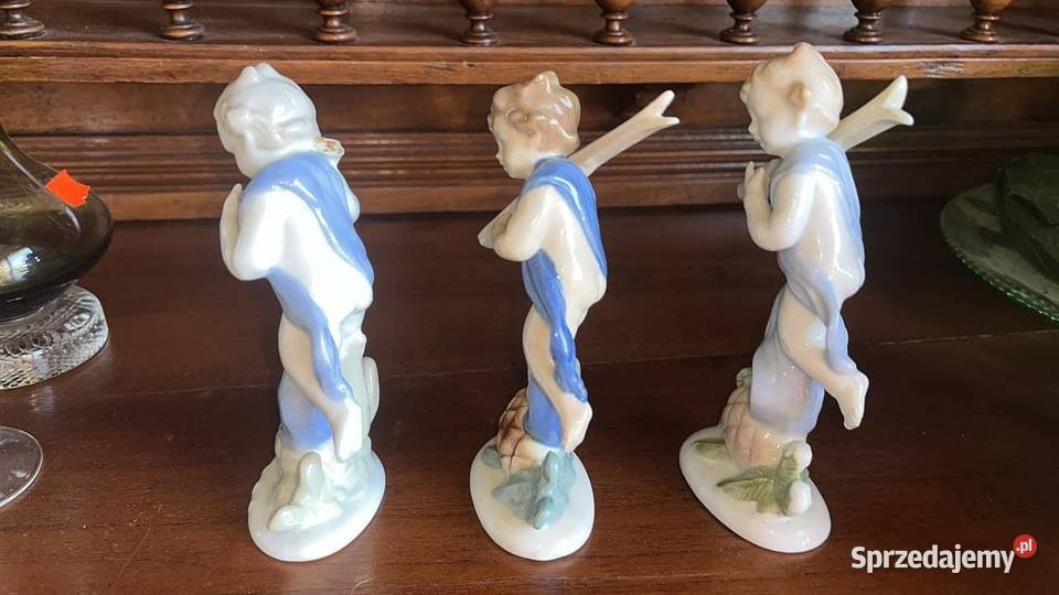 Zima Figurki Pory Roku IlmenauPorzellanfabrik Gdańsk