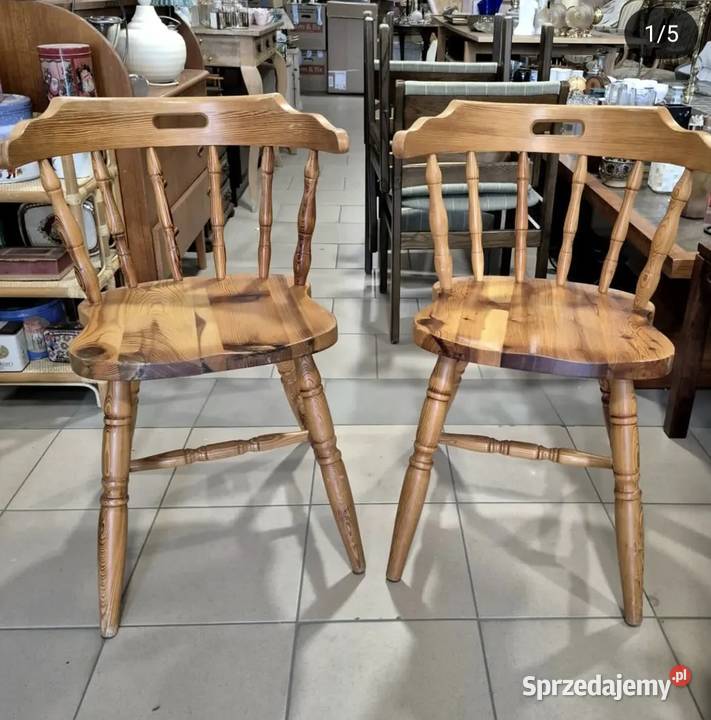 Krzesła drewniane Nowy Dwór Gdański