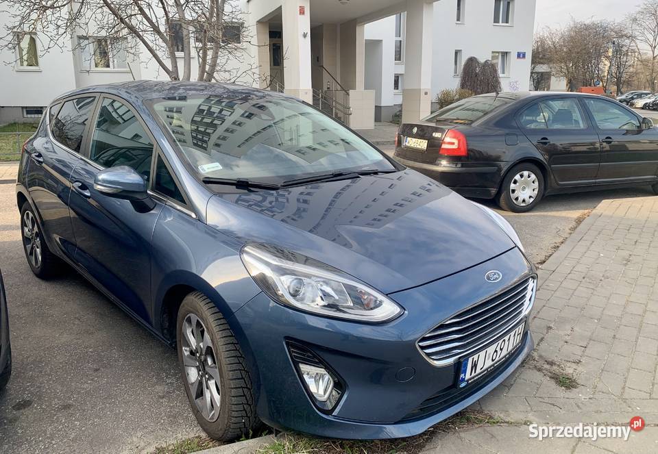 Ford Fiesta mk8 10 EcoBoost 100 Titanium 2019 r ABS mazowieckie Warszawa