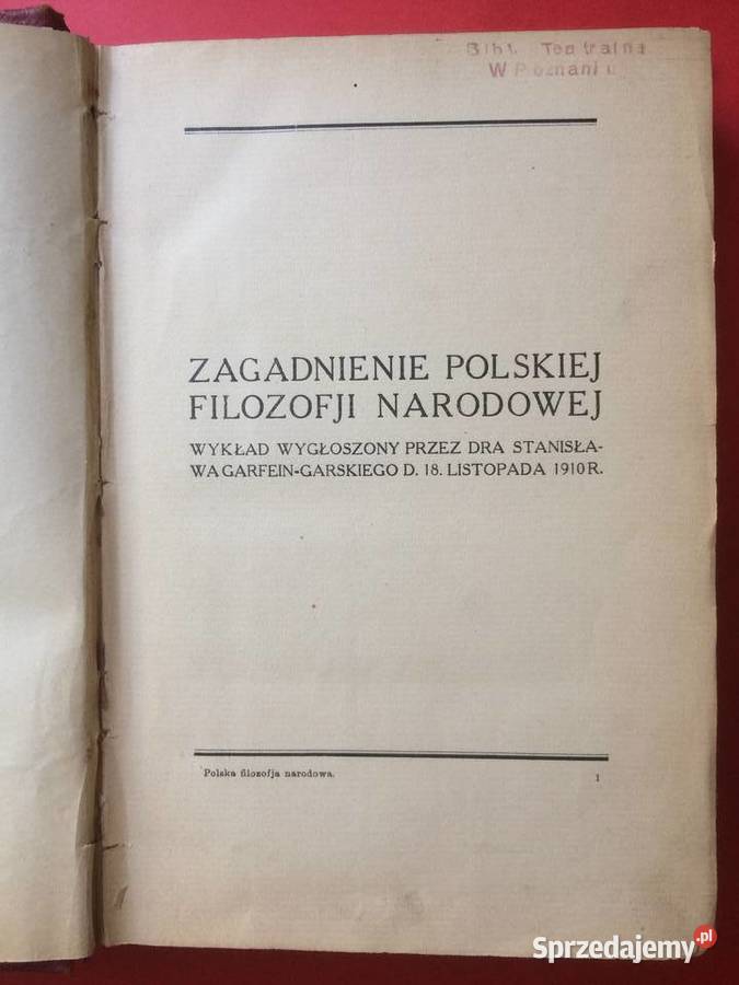 3100 Zagadnienia Polskiej Filozofii Narodowej zachodniopomorskie Szczecin