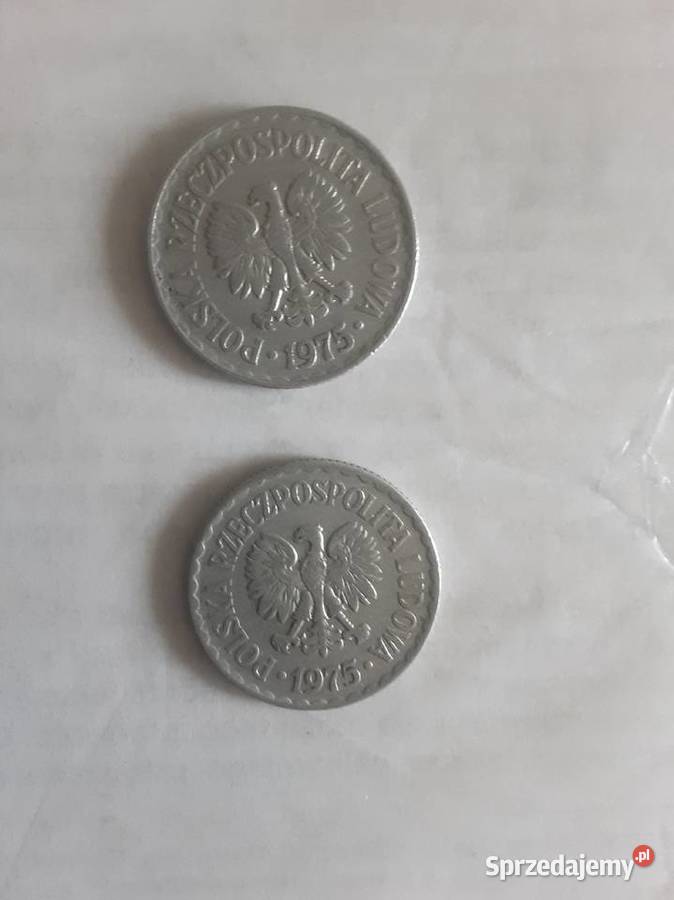 Monety 1 1975 r Bez znaku mennicy Szczecinek