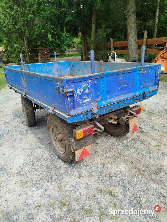 Przyczepka Multicar minitraktorek sztywna