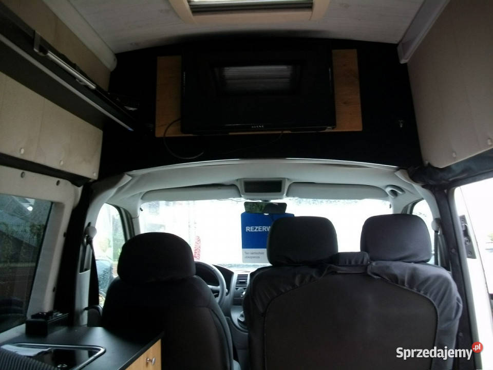 Volkswagen Transporter Kamper czerwony śląskie Katowice