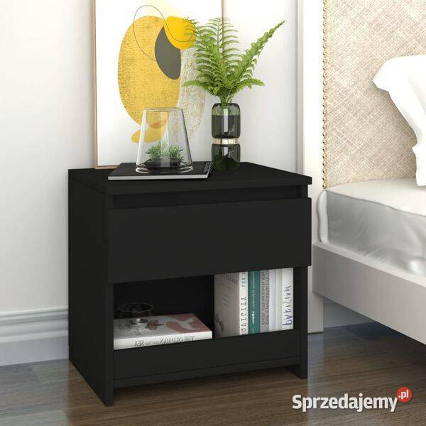 vidaXL Szafka nocna czarna 40x30x39 SKU803445 mazowieckie Warszawa