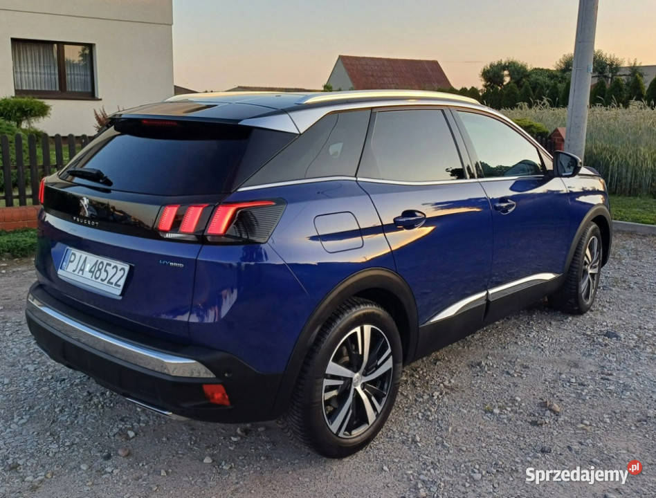 Peugeot 3008 16 Plugin Hybrid wersja GTLine klimatyzacja wielkopolskie Suchorzew