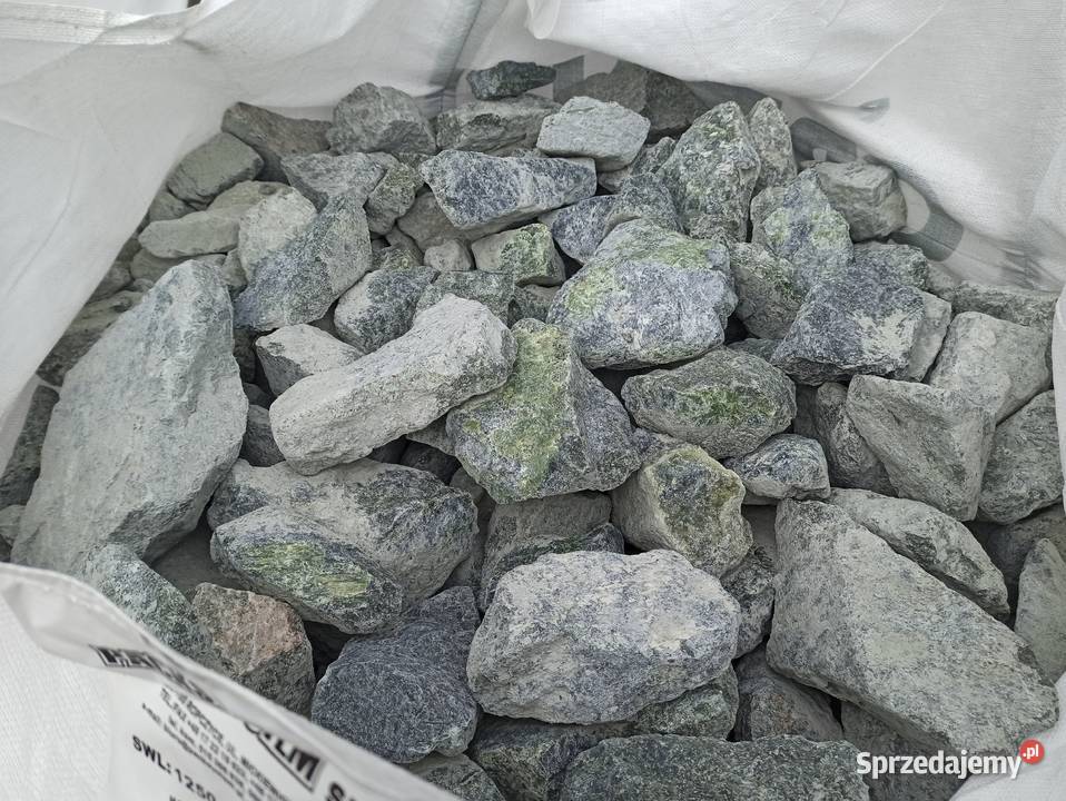 Kamień zielony 60120 mm do gabionu ogrodzenie Oświęcim