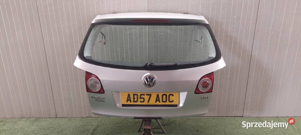 TYLNA KLAPA VW GOLF V PLUS GOLF VI PLUS BEZ RDZY wielkopolskie Międzychód