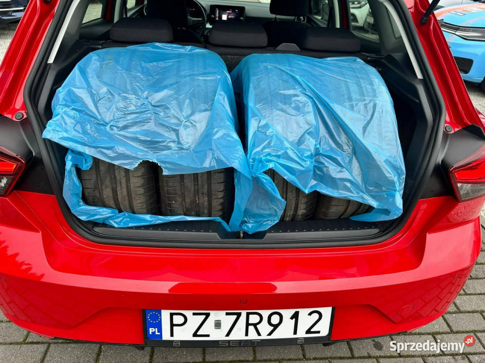 Seat Ibiza 10 TSI 115 DSG FullLED Radar PDC czerwony wielkopolskie Baranowo