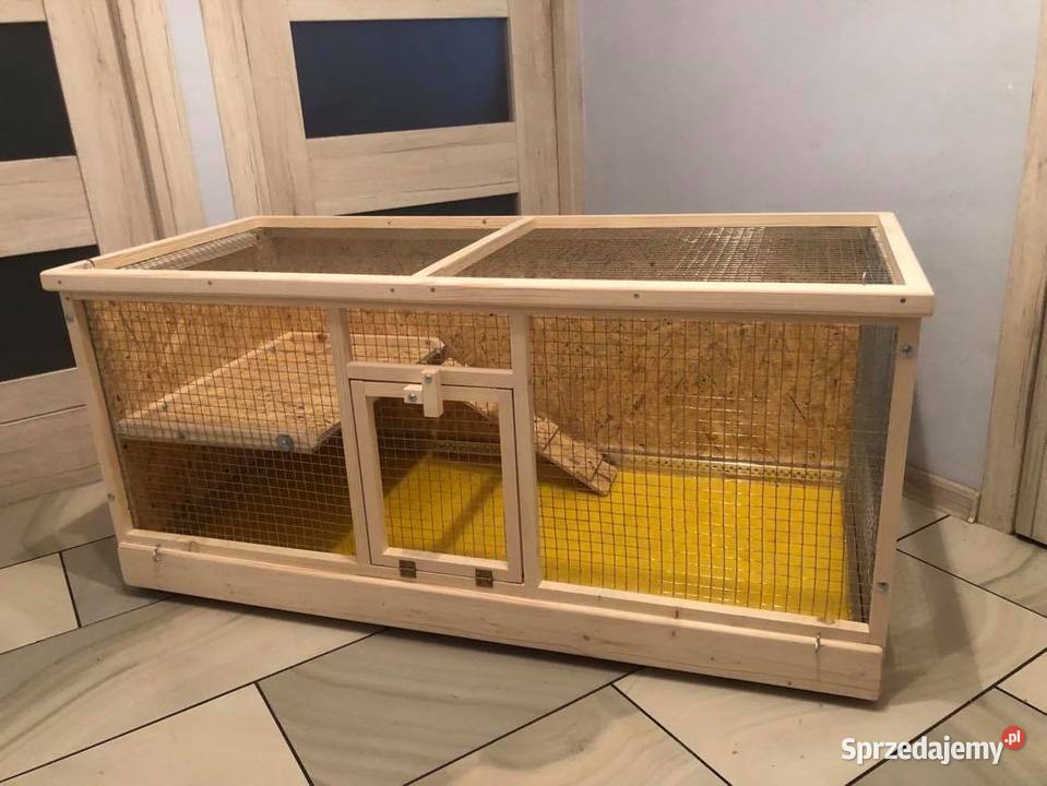 Klatka drewniana zagroda królika świnki morskiej Myszków