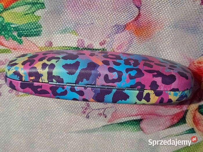 Etui na okulary kolorowa panterka Wąbrzeźno