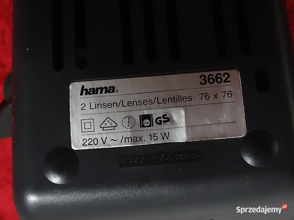 Zestaw RETRO Przeglądarka slajdów HAMA Slajdy Biłgoraj