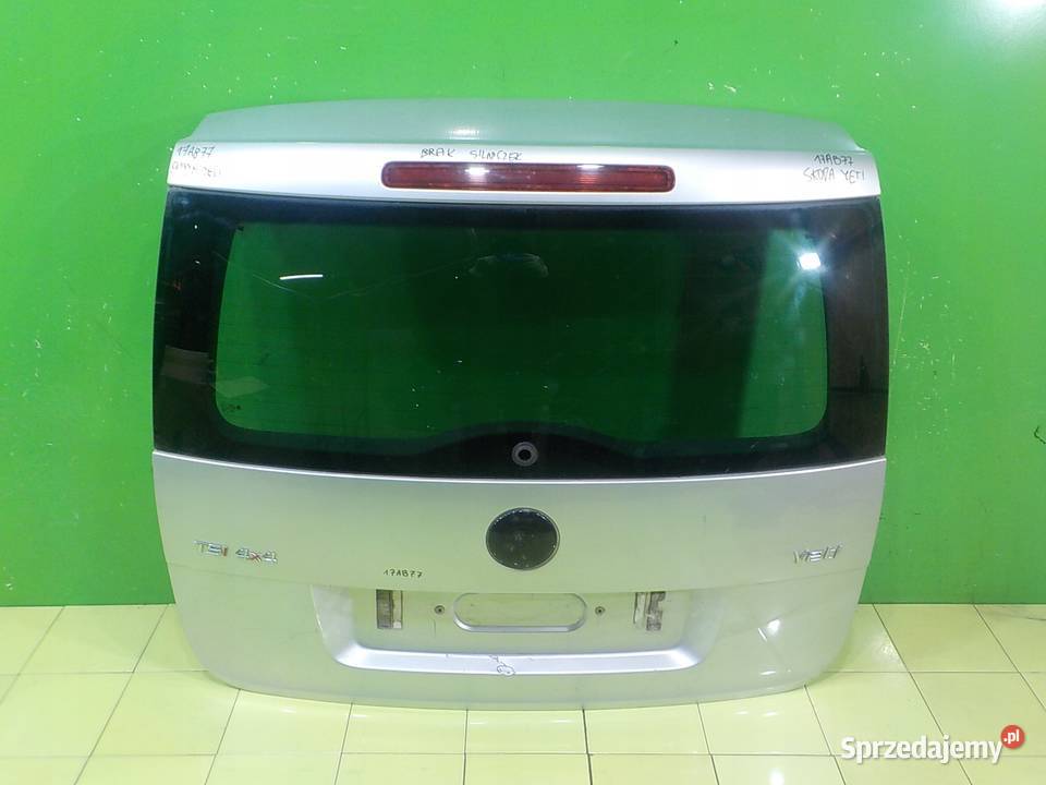 SKODA YETI 11r 5D klapa tyl osobowe Suków