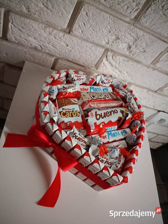 Box serce kinder box prezent wielkopolskie Ratyń sprzedam