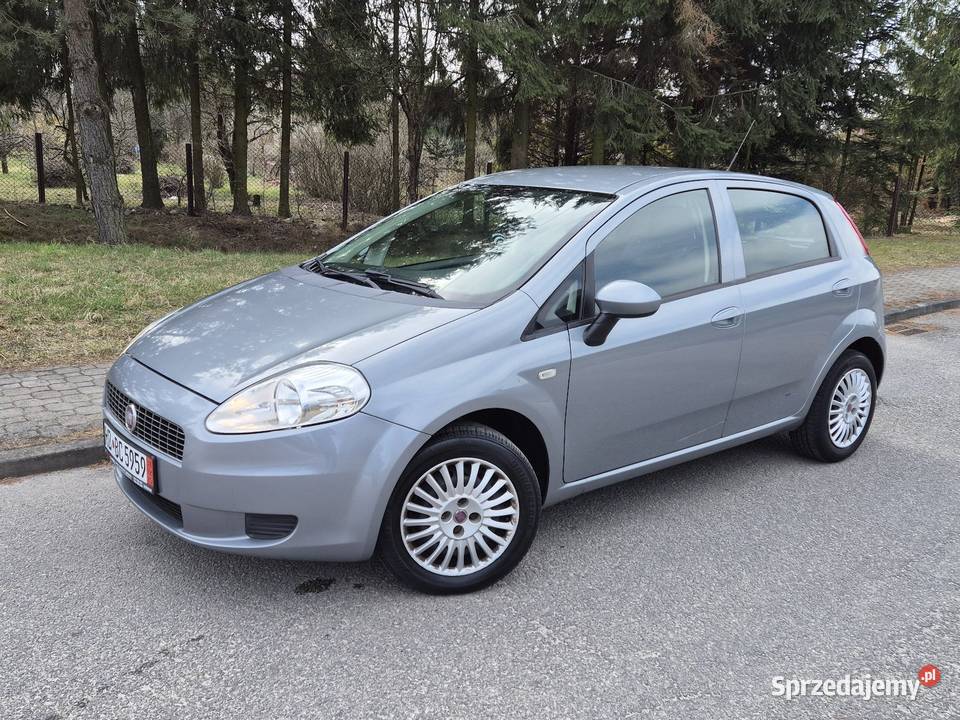 FIAT GRAND PUNTO 14B OPŁACONY Z NIEMIEC KLIMA szary Końskie