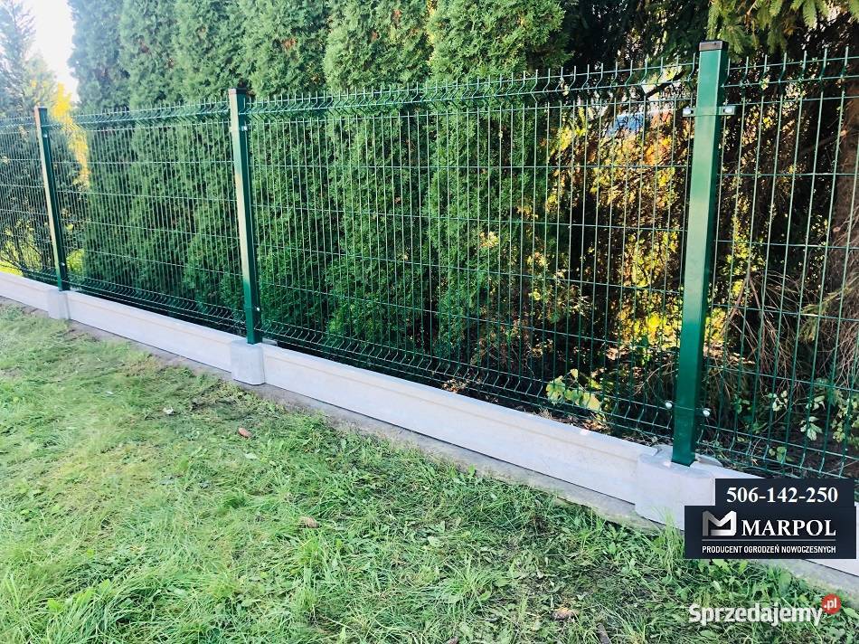 Ogrodzenie panelowe z podmurówką Zawiercie