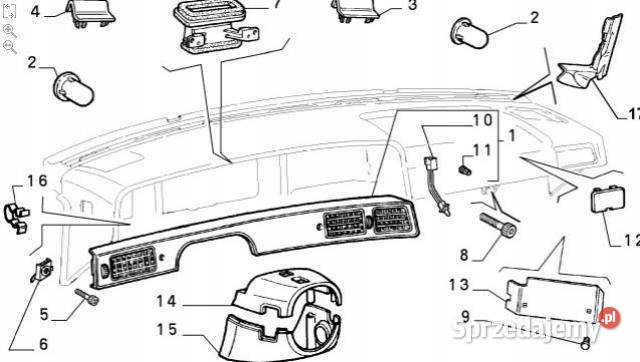 OSŁONA KOLUMNY KIEROWNICZEJ LANCIA DEDRA 8994 osobowe